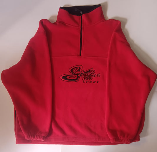 Script Fleece Jacket w Back Signature